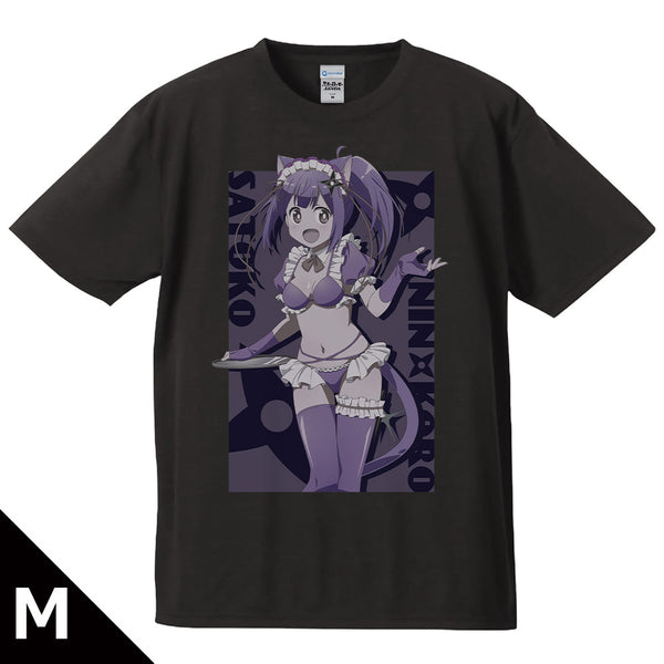 『忍者と殺し屋のふたりぐらし』Tシャツ 草隠さとこ 猫耳水着メイドver.【描き下ろし】