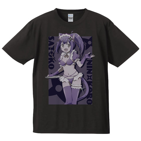 『忍者と殺し屋のふたりぐらし』Tシャツ 草隠さとこ 猫耳水着メイドver.【描き下ろし】