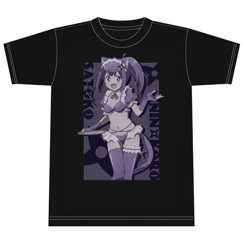 『忍者と殺し屋のふたりぐらし』Tシャツ 草隠さとこ 猫耳水着メイドver.【描き下ろし】