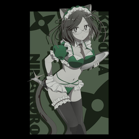 『忍者と殺し屋のふたりぐらし』Tシャツ 古賀このは 猫耳水着メイドver.【描き下ろし】