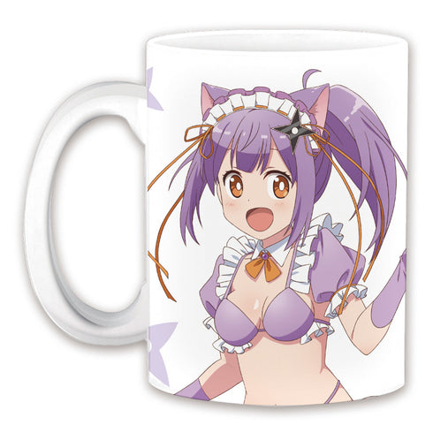 『忍者と殺し屋のふたりぐらし』マグカップ さとこ&このは 猫耳水着メイドver.【描き下ろし】