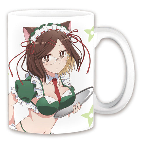 『忍者と殺し屋のふたりぐらし』マグカップ さとこ&このは 猫耳水着メイドver.【描き下ろし】