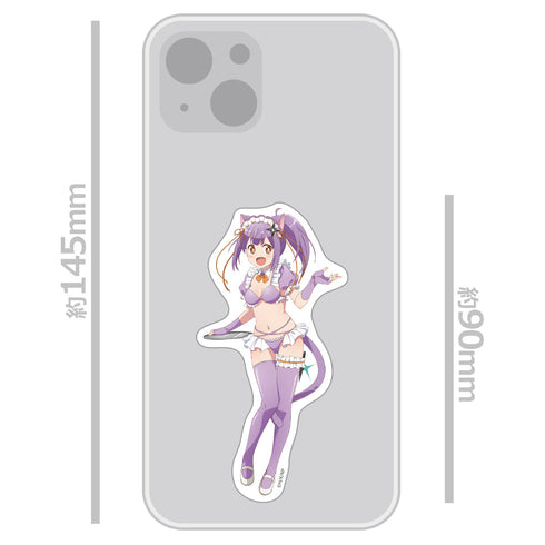 『忍者と殺し屋のふたりぐらし』ダイカットステッカーセット 草隠さとこ 猫耳水着メイドver.【描き下ろし】