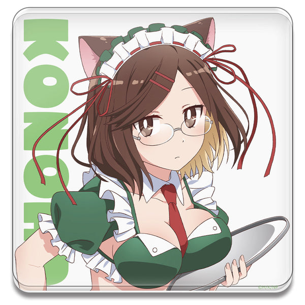 『忍者と殺し屋のふたりぐらし』アクリルコースター (スタンド付) 古賀このは 猫耳水着メイドver.【描き下ろし】