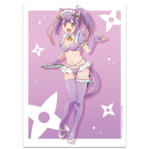 『忍者と殺し屋のふたりぐらし』クリアファイル 草隠さとこ 猫耳水着メイドver.【描き下ろし】