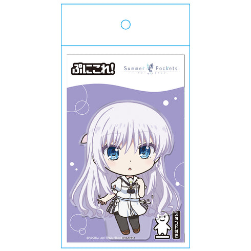 "Summer Pockets" Puni-Kore! Acrylic Figure (with Stand) Shiroha Naruse