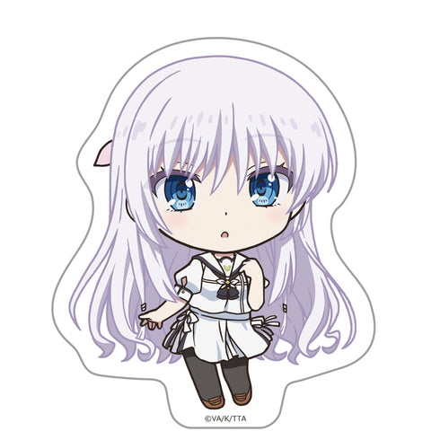 『Summer Pockets』ダイカットステッカー 鳴瀬 しろは デフォルメver.