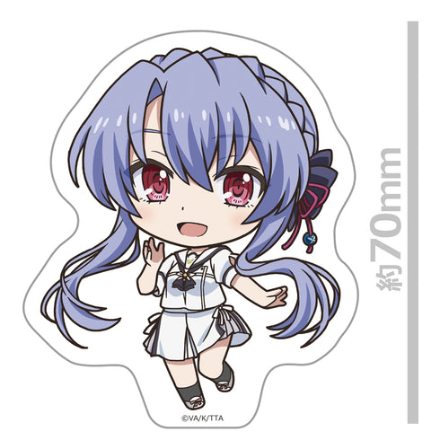 "Summer Pockets" Die-Cut Sticker: Sora Aoi (Chibi Version)