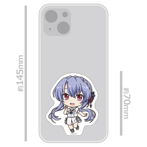 "Summer Pockets" Die-Cut Sticker: Sora Aoi (Chibi Version)