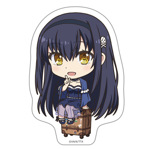 "Summer Pockets" Die-Cut Sticker: Hisashima O, Chibi Version
