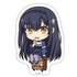 "Summer Pockets" Die-Cut Sticker: Hisashima O, Chibi Version