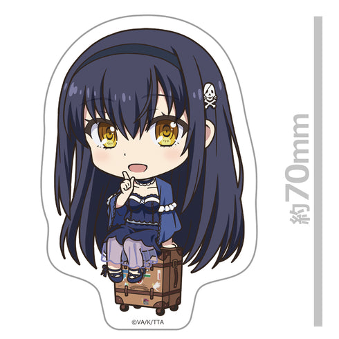 "Summer Pockets" Die-Cut Sticker: Hisashima O, Chibi Version