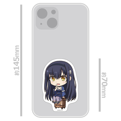 "Summer Pockets" Die-Cut Sticker: Hisashima O, Chibi Version