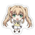 "Summer Pockets" Die-Cut Sticker: Tsumugi Vanders (Chibi Version)