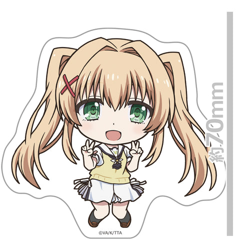 "Summer Pockets" Die-Cut Sticker: Tsumugi Vanders (Chibi Version)