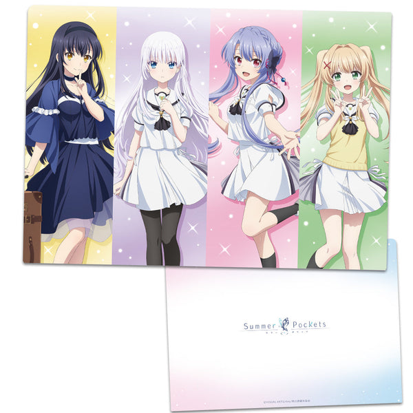 『Summer Pockets』クリアファイル しろは&蒼&鴎&紬
