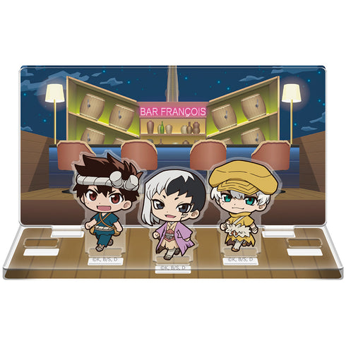 『Dr.STONE』ついてっくアクリルジオラマ ゲン&クロム&羽京