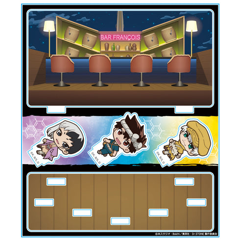 『Dr.STONE』ついてっくアクリルジオラマ ゲン&クロム&羽京