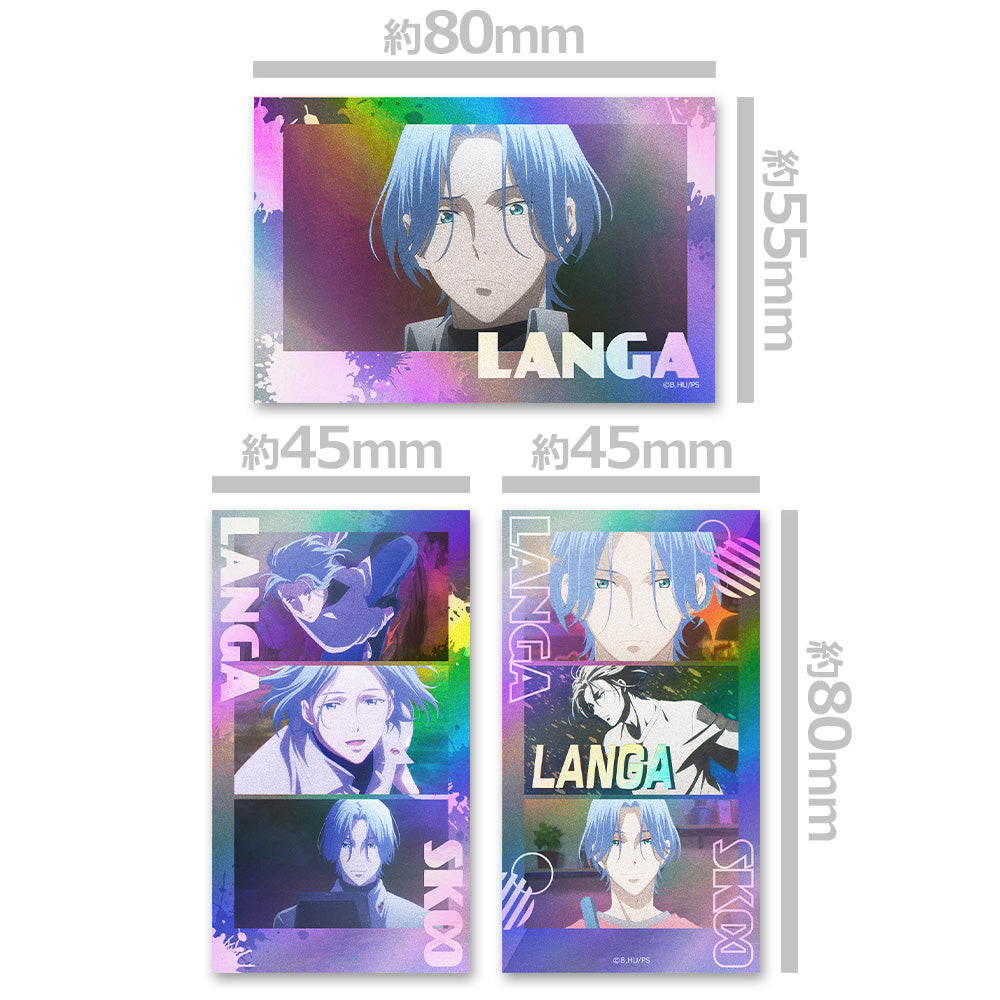 SK∞ エスケーエイト』サムネイルキラステッカーセット 馳河ランガ