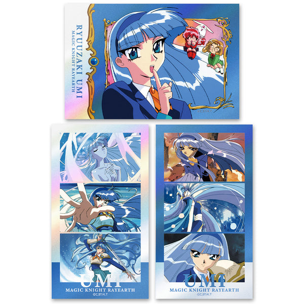 『魔法騎士レイアース』サムネイルキラステッカーセット 龍咲 海