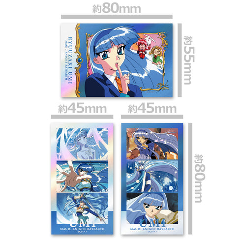 『魔法騎士レイアース』サムネイルキラステッカーセット 龍咲 海