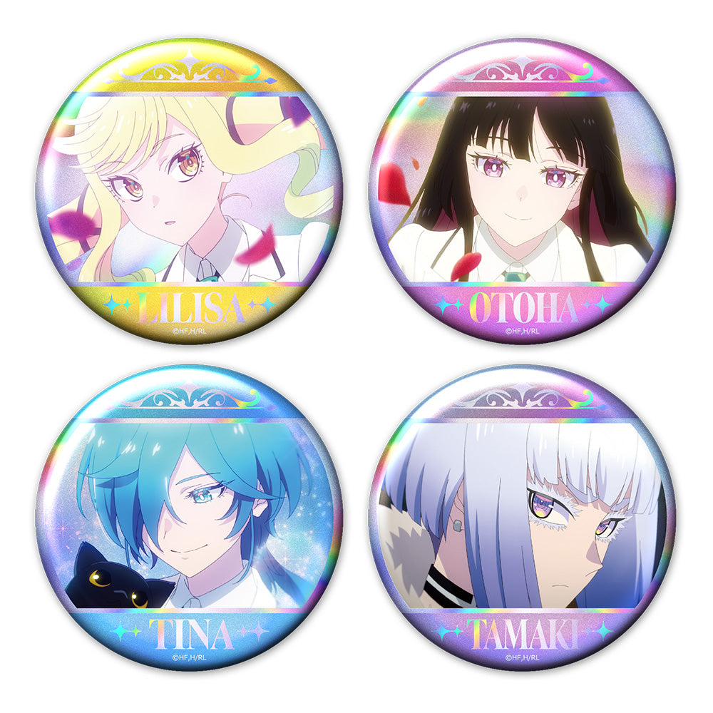 ロックは淑女の嗜みでして 鈴ノ宮りりさ 缶バッジ 48個セット ロック