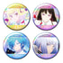 『ロックは淑女の嗜みでして』ホログラム缶バッジ4個セット りりさ&音羽&ティナ&環
