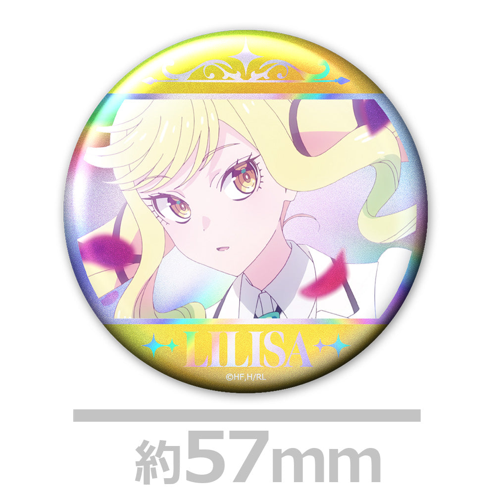 ロックは淑女の嗜みでして　黒鉄音羽　缶バッジ　48個セット　ロックレディ