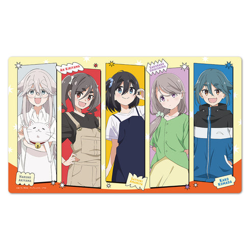 『mono』キャラクターラバーマット さつき、アン、桜子、春乃&たいしょう、華子