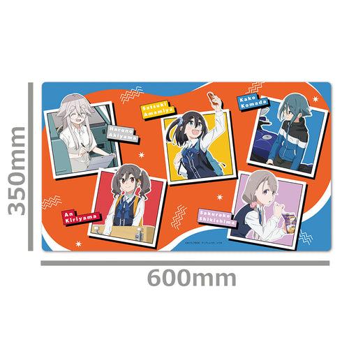 『mono』キャラクターラバーマット さつき、アン、桜子、春乃、華子