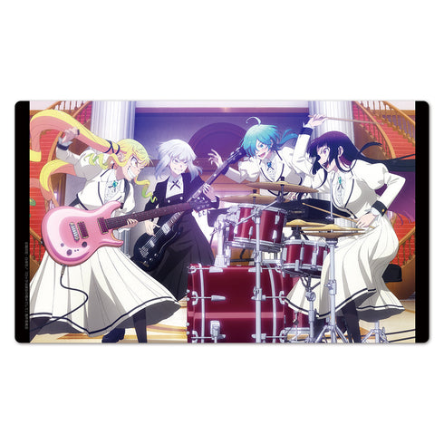 『ロックは淑女の嗜みでして』キャラクターラバーマット りりさ&音羽&ティナ&環