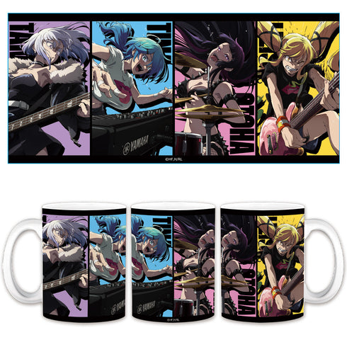 『ロックは淑女の嗜みでして』マグカップ りりさ&音羽&ティナ&環