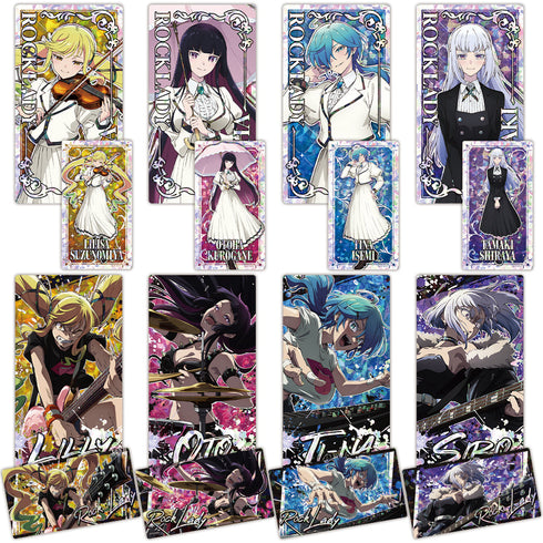 『ロックは淑女の嗜みでして』プリズムビジュアルコレクション (BOX)全8種