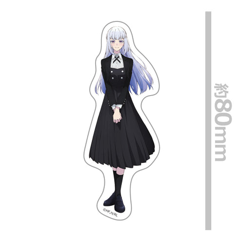 『ロックは淑女の嗜みでして』ダイカットステッカー 白矢環