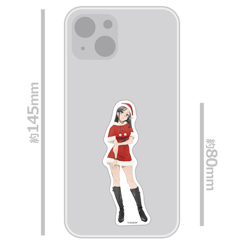 『青春ブタ野郎はサンタクロースの夢を見ない』 ダイカットステッカー ミニスカサンタ