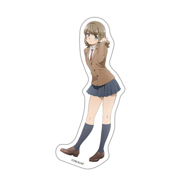 『青春ブタ野郎はサンタクロースの夢を見ない』 ダイカットステッカー 古賀朋絵