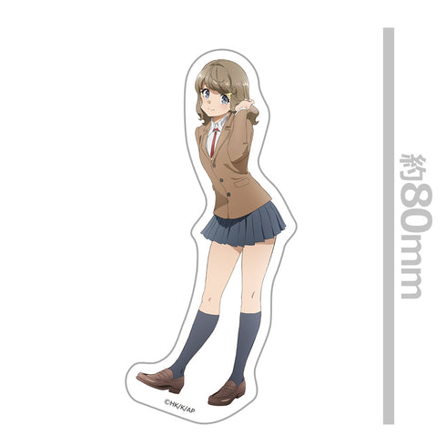 『青春ブタ野郎はサンタクロースの夢を見ない』 ダイカットステッカー 古賀朋絵