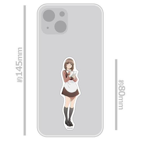 『青春ブタ野郎はサンタクロースの夢を見ない』 ダイカットステッカー 梓川花楓