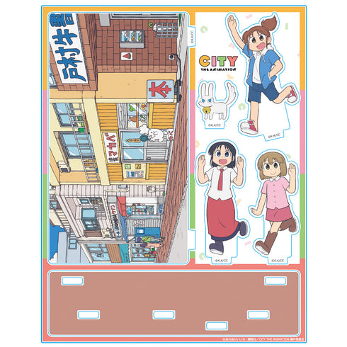 『CITY THE ANIMATION』アクリルジオラマ 南雲美鳥&にーくら&泉わこ