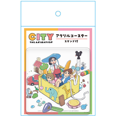 『CITY THE ANIMATION』アクリルコースター(スタンド付) ティザービジュアルver.