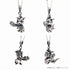 "Digimon Adventure" Natural Stone Necklace & Gomamon Original Art Acrylic Stand Set