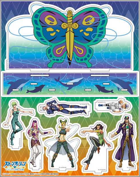 《JoJo的奇妙冒險:石之海》全新繪製壓克力場景模型【AM】