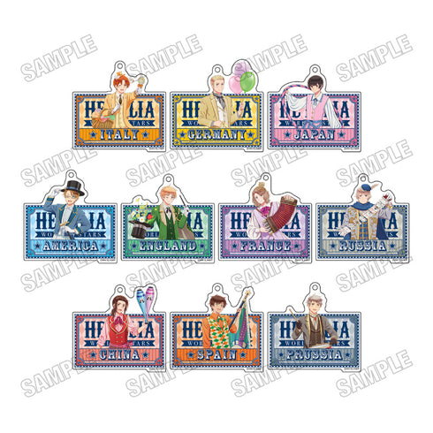 『ヘタリア World★Stars』描き下ろしアクリルキーホルダーコレクション【サーカスver.】【BOX】【202606再販】