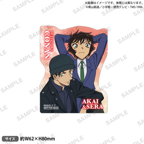 『名探偵コナン』トレーディングホログラム缶バッジ RED【BOX】