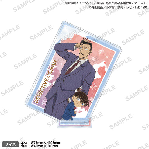 『名探偵コナン』スクエアアクリルスタンド Vol.5 江戸川コナン&毛利小五郎