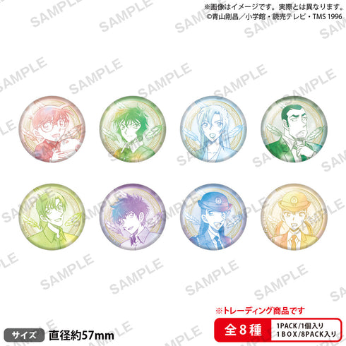 『名探偵コナン』トレーディングマット缶バッジ Water Color Ver.【BOX】