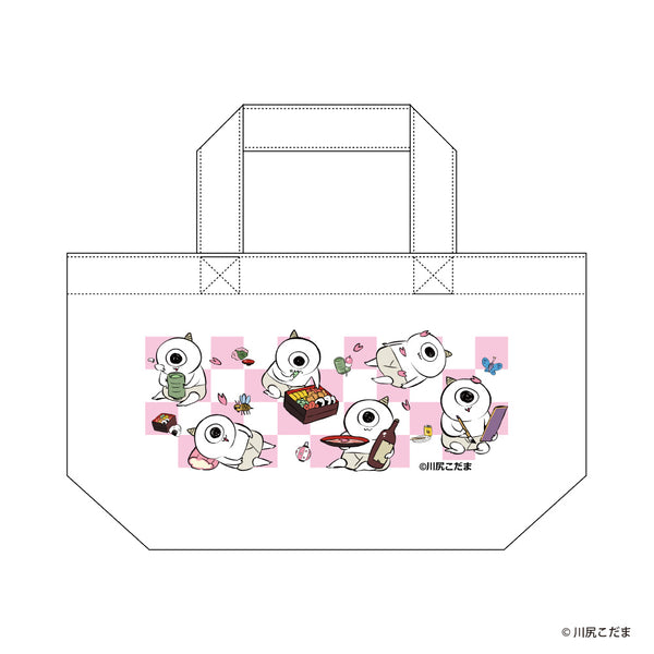 『ゴブリン・ノーム・ホーン×emocafe』ネックビ ランチトートバッグ