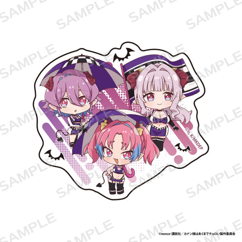 『カナン様はあくまでチョロい』ダイカットステッカー【ミルチ&ミエル&リリム】