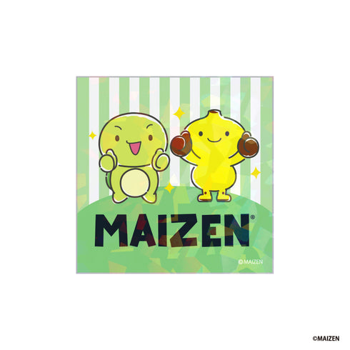 『まいぜんシスターズ』ホログラムステッカー【マイッキー&バナナくん】