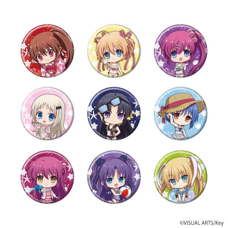 リトルバスターズ!』缶バッジ01/コンプリートセット(全9種)(ミニキャラ